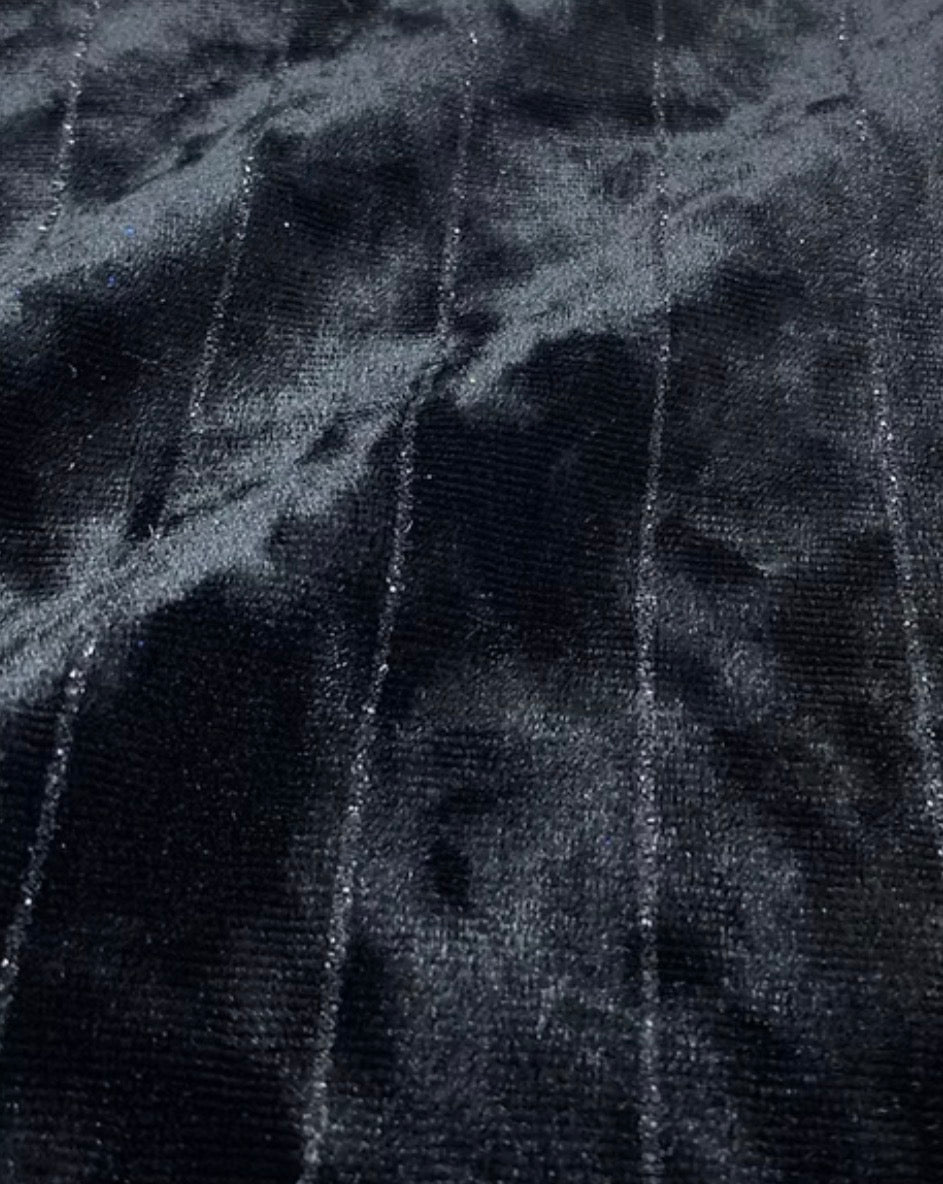 Kimono Luna negro brillante