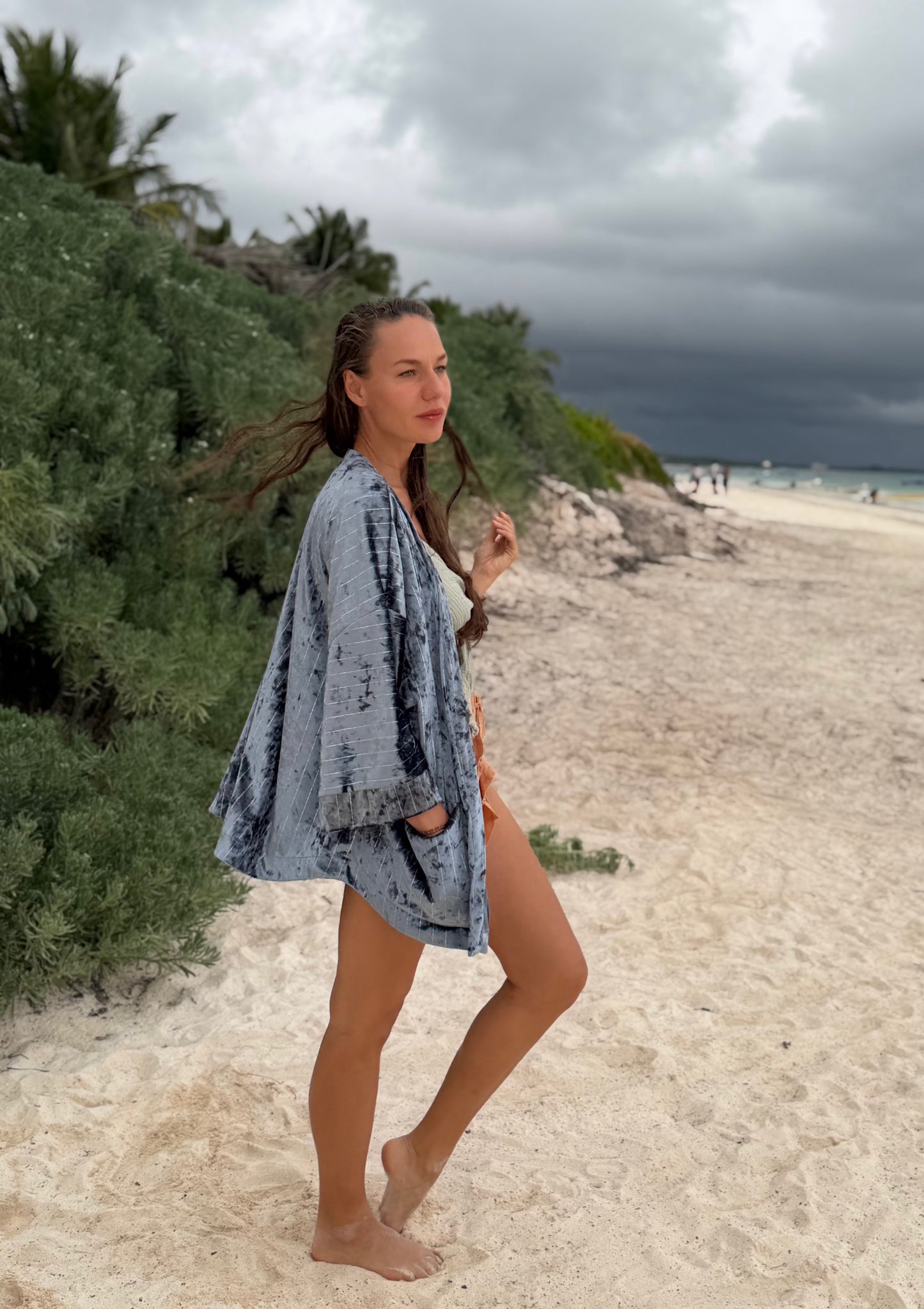 Luna Kimono Smokey Grey