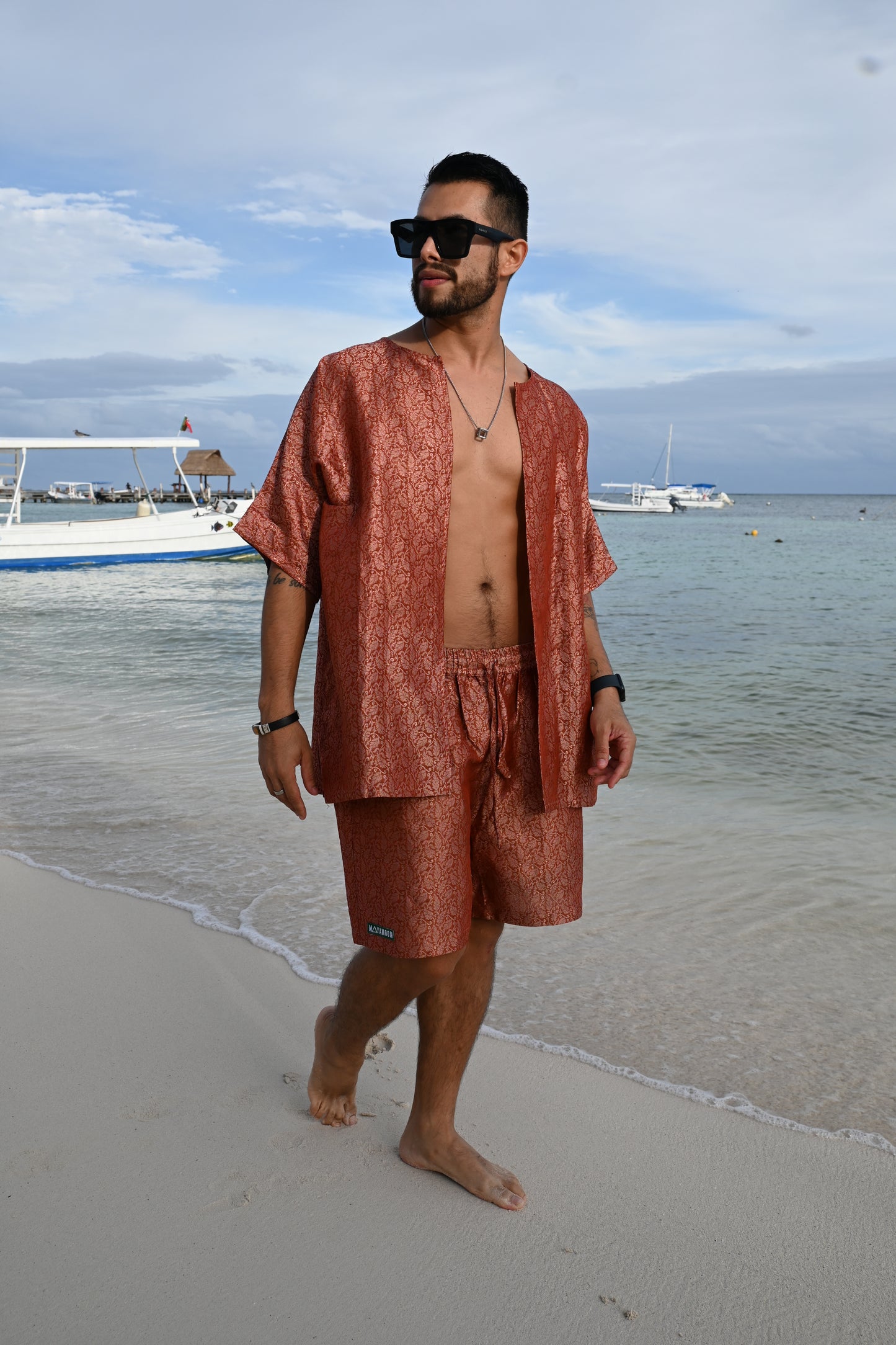 Onyx Kimono Narangi Set