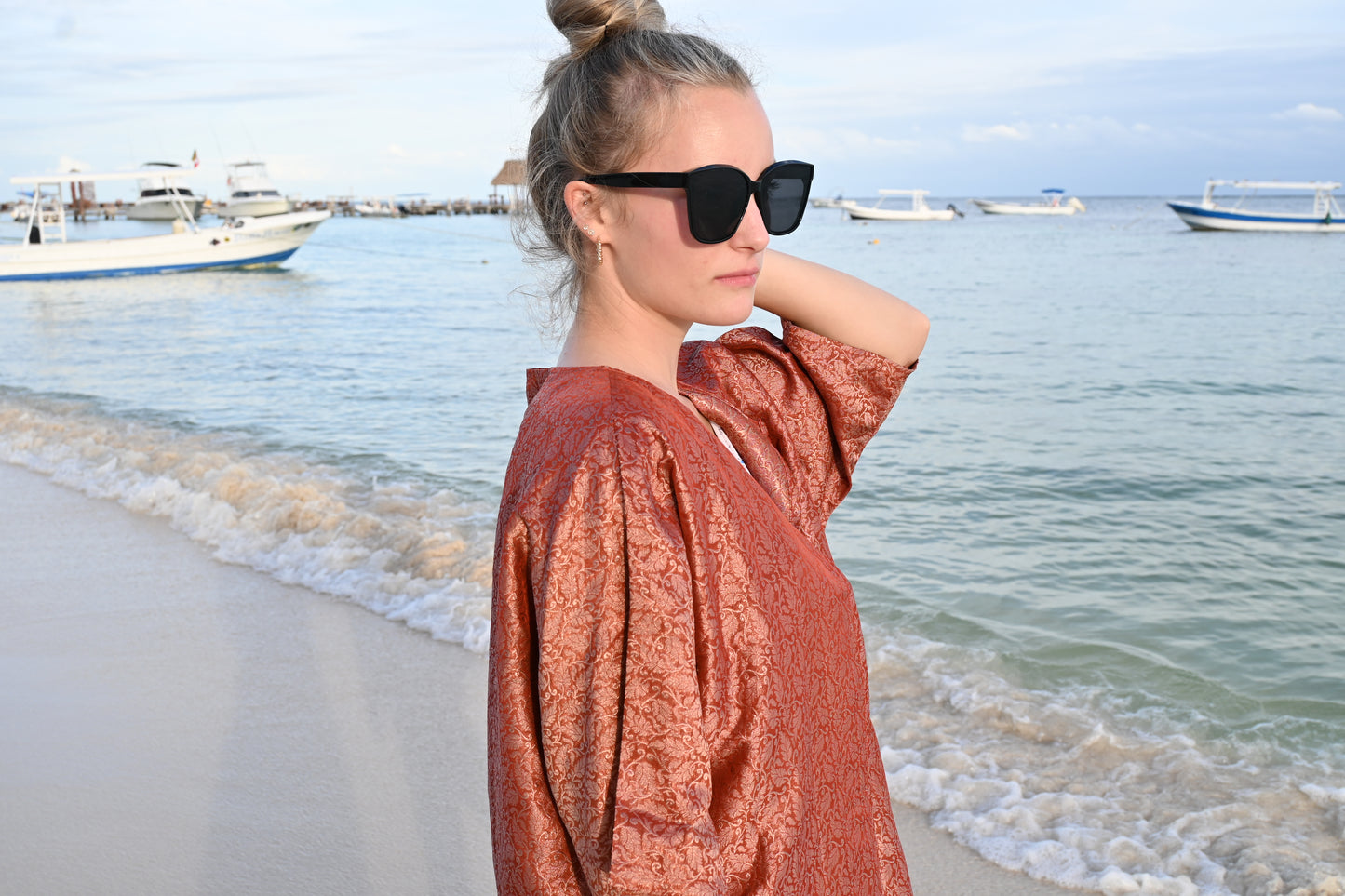 Onyx Kimono Narangi Set