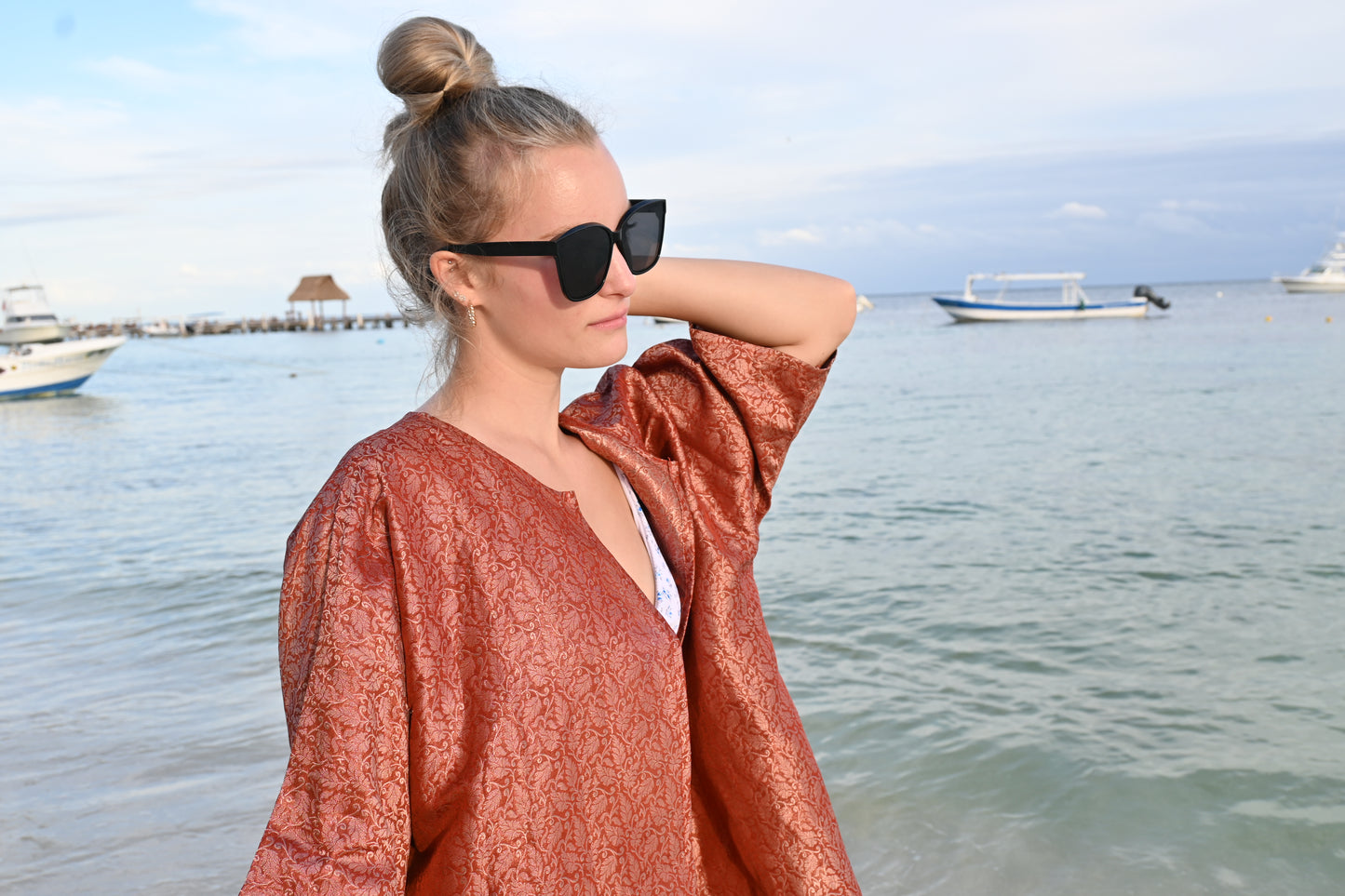 Onyx Kimono Narangi Set