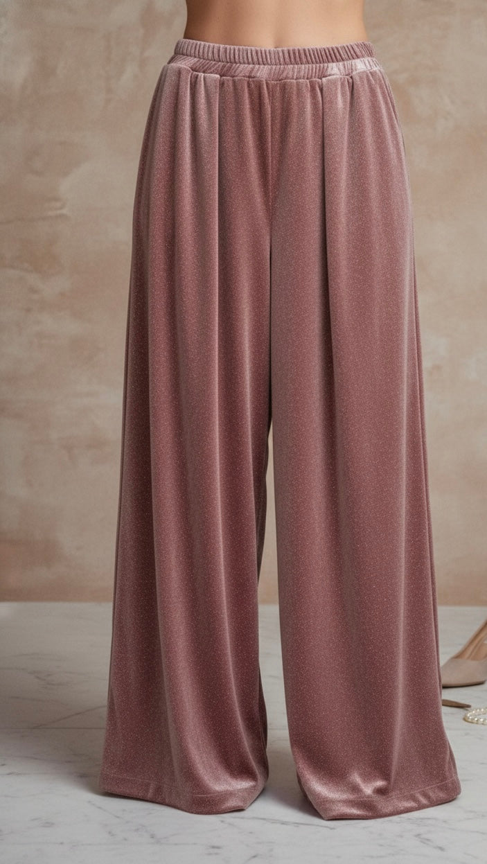 Luna Set Pale Rose Wing Pants