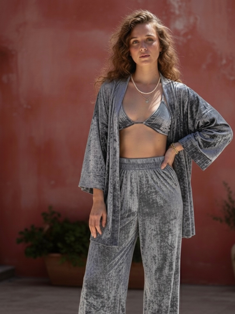 Luna Kimono Smokey Grey