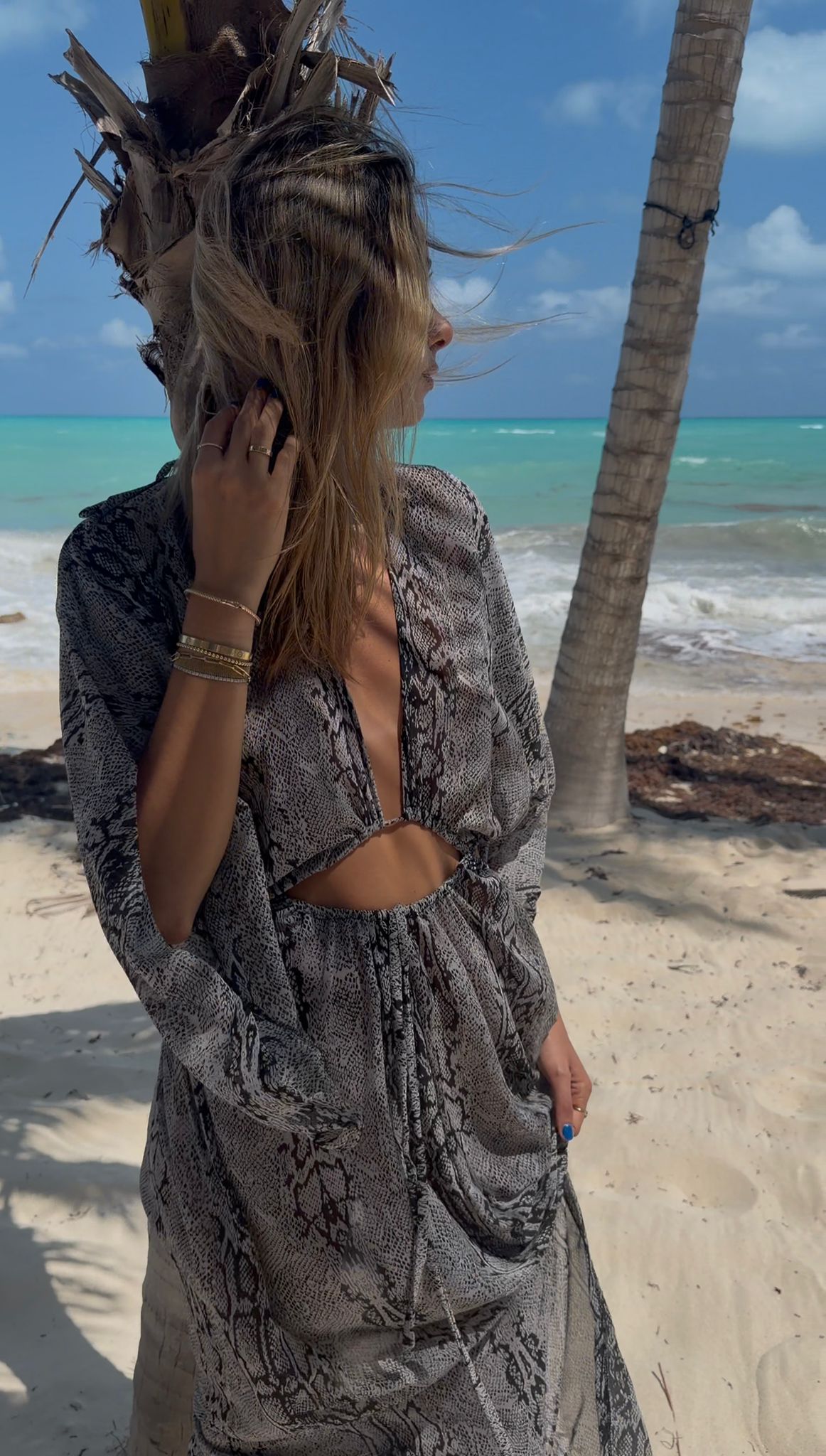 Naya Dress Snakeskin