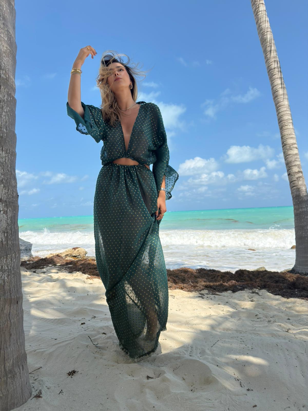 Naya Dress Emerald