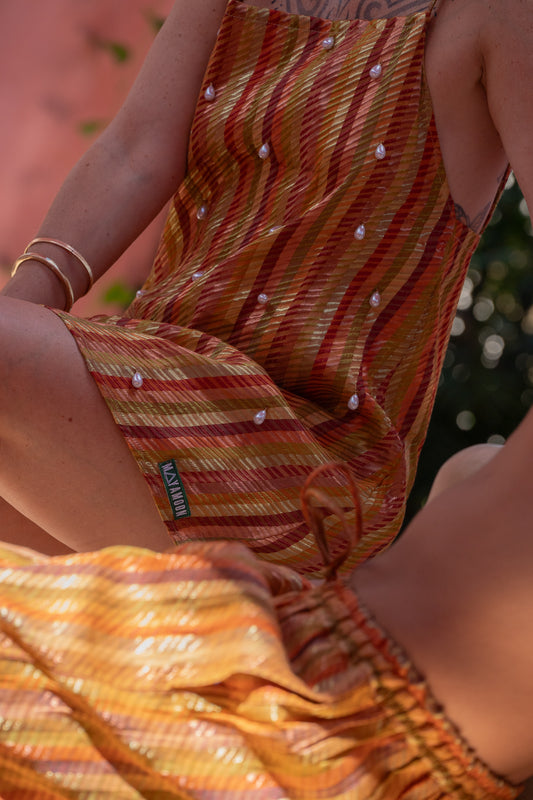Nicte Dress Pearls